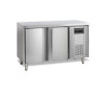 Positive Refrigerated Table 2 Full Doors - 230L TEFCOLD: Efficient and practical for kitchen professionals