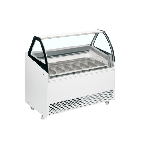 Geventileerde IJs Vitrine - 10 x 5 L | TEFCOLDGeventileerde ijsvitrine ideaal voor het bewaren van uw gelati | TEFCOLD