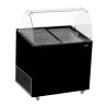 Black Ice Cream Display Case - 6x5 L | CombiSteel: Ideal Presentation and Preservation