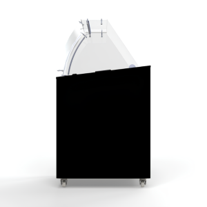 Black Ice Cream Display Case - 6x5 L | CombiSteel: Ideal Presentation and Preservation