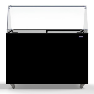 Black Ice Cream Display Case - 8 x 5 L | CombiSteel | Catering Equipment