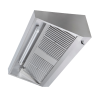 Snack hood 700 with LED and without motor from Dynasteel - Length 2000