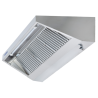 Complete 700 Snack Hood with Motor, LED, and Dimmer - Dynasteel, Stainless Steel AISI 304