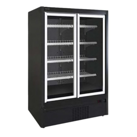 Koelvitrine TEFCOLD Supermarkt Zwart - 1270 L