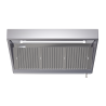 Hotte Snack 700 Led Sans Moteur Dynasteel - Long. 1400 mm, Inox AISI304