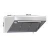 Snack Hood 700 LED Dynasteel 1600 - Performance and Design