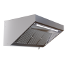 Snack hood 700 with LED and without motor from Dynasteel - Length 2000