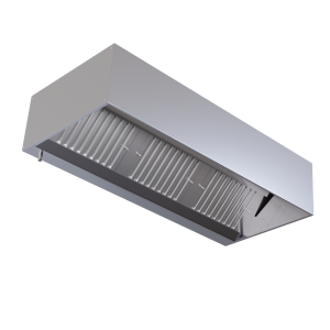 Hotte Cubique 900 Led Sans Moteur Dynasteel - Longueur 1600 & Inox AISI 304