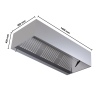 Afzuigkap Cubique 900 Led Zonder Motor 1400 Dynasteel - Pro Design & Kwaliteit