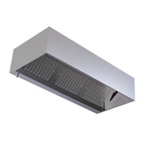 Professional cubic hood with LED and without motor - Dynasteel