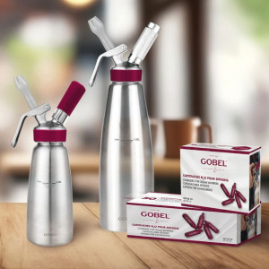 Professioneller Siphon Inox Gobel NF D21-901 - Cremige Zubereitungen