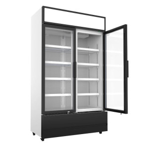 Koelvitrine voor Dranken 2 Glazen Deuren 670 L CombiSteel - Professionele Koelkast