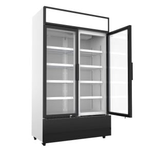 Refrigerated Beverage Display Case 2 Glass Doors 670 L CombiSteel - Professional Refrigerated Cabinet
