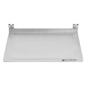 Stainless steel wall shelf on brackets - L 600 x D 400 mm - Dynasteel