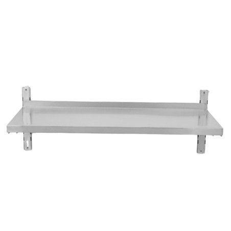 Stainless steel wall shelf - W 1000 x D 400 mm | Dynasteel