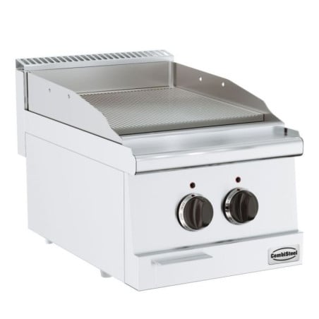 Gerillte elektrische Grillplatte CombiSteel 3600W