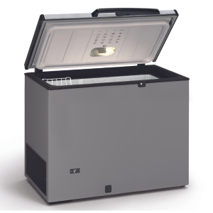 Chest Freezer Stainless Steel Look and Stainless Steel Lid - 290 L - TENSAI