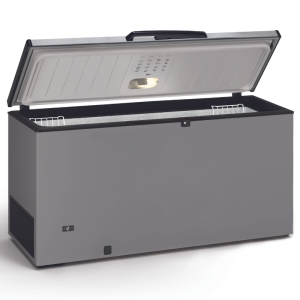 Chest Freezer Stainless Steel Finish and Stainless Steel Lid - 500 L TENSAI