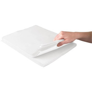 Tischsets aus weißem Papier - Packung mit 500 Stück, Premium-Qualität