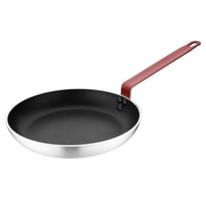 Aluminium Non-Stick Frying Pan Ø 280 mm - Hygiplas Red Handle SEO: Hassle-Free Cooking, Teflon Platinum Plus Coating