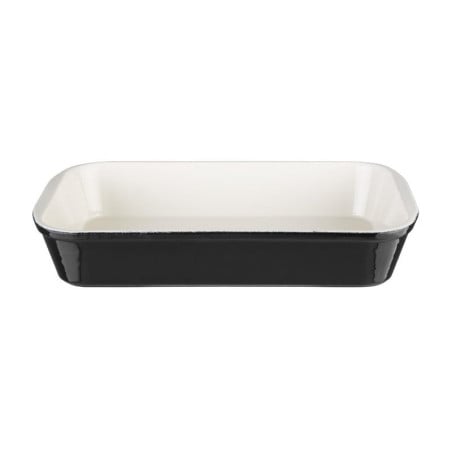 Roasting Dish Cast Iron Black 355x220mm Vogue - Professional Kitchen