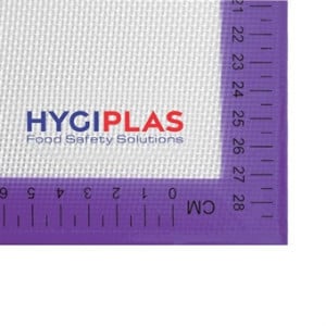 Tapis de Cuisson Antiadhésif Hygiplas 520x315mm - Silicone de Qualité | Allergènes & Facile à Nettoyer