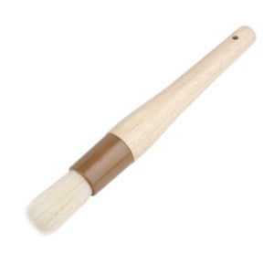 Round Vogue 25mm Durable Wooden Pastry Brush