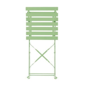 Opvouwbare Stalen Stoelen Lichtgroen - Comfort en Duurzaamheid
