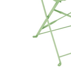 Opvouwbare Stalen Stoelen Lichtgroen - Comfort en Duurzaamheid