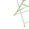 Opvouwbare Stalen Stoelen Lichtgroen - Comfort en Duurzaamheid