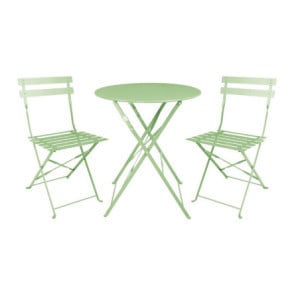 Opvouwbare Stalen Stoelen Lichtgroen - Comfort en Duurzaamheid