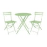 Opvouwbare Stalen Stoelen Lichtgroen - Comfort en Duurzaamheid