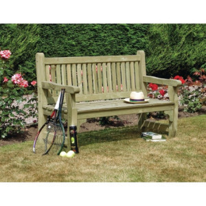 Rowlinson softwood garden bench - Comfort and elegance