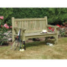 Rowlinson zachte houten tuinbank - Comfort en elegantie