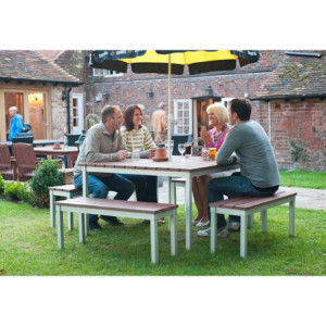 Banc Exterieur Imitatie Notenhout 1050 mm Gopak CK814