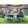 Banc Exterieur Imitatie Notenhout 1050 mm Gopak CK814