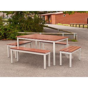 Banc Exterieur Imitatie Notenhout 1050 mm Gopak CK814