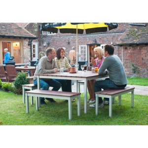 Banc Exterieur Imitatie Notenhout 1050 mm Gopak CK814
