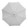 Parasol Rond Grijs 3m Bolero - Elegantie en UV-bescherming