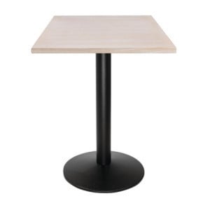 Square Table Top Pre-drilled Vintage White 700 mm Bolero - High-quality Wicker Wood