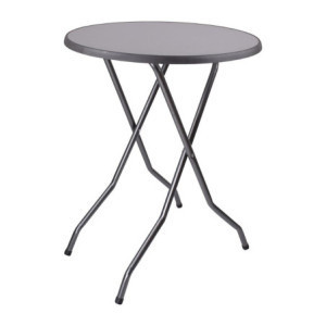 High round folding table 85cm design and sturdy