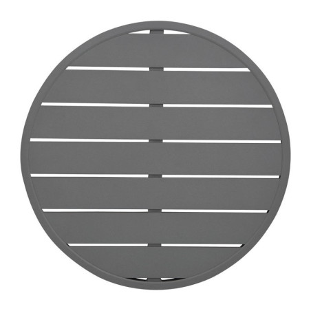 Ronde tafelblad van donkergrijs aluminium 580 mm Bolero - Moderne stijl & duurzaamheid