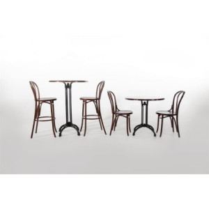 Bistrostoelen Gebogen Hout Noten Afwerking. Charme en Comfort voor Uw Restaurant.