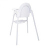 High Chair Baby White Glossy Bolero - Safety and Comfort