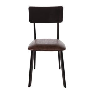 Chaises en Metal Assise Vintage - Lot de 4 Bolero