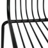 Stoelen van stalen draden Bolero - Moderne industriële stijl