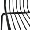 Stoelen van stalen draden Bolero - Moderne industriële stijl