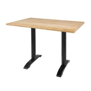 Natural Wood Table Top 700 mm Bolero DY727 Modern and Robust