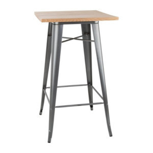 Tisch aus grauem Holz Bolero - Qualität und Eleganz