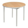 Round Beech Effect Table 900 mm - Ideal for restoration